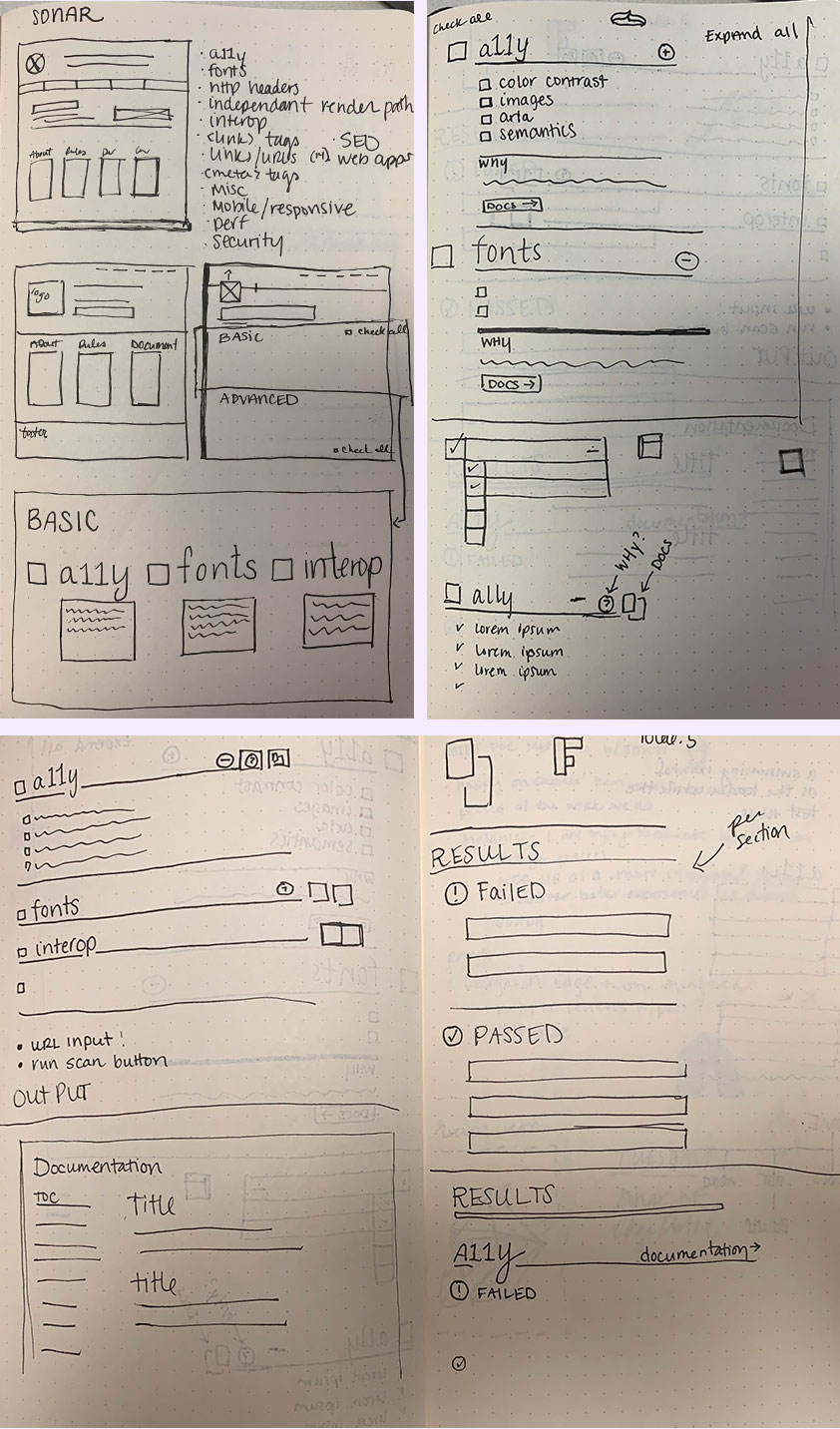 webhint branding sketches